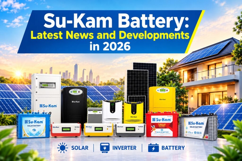 Su-Kam Battery: Latest News and Developments in 2026 Todaybatterynews